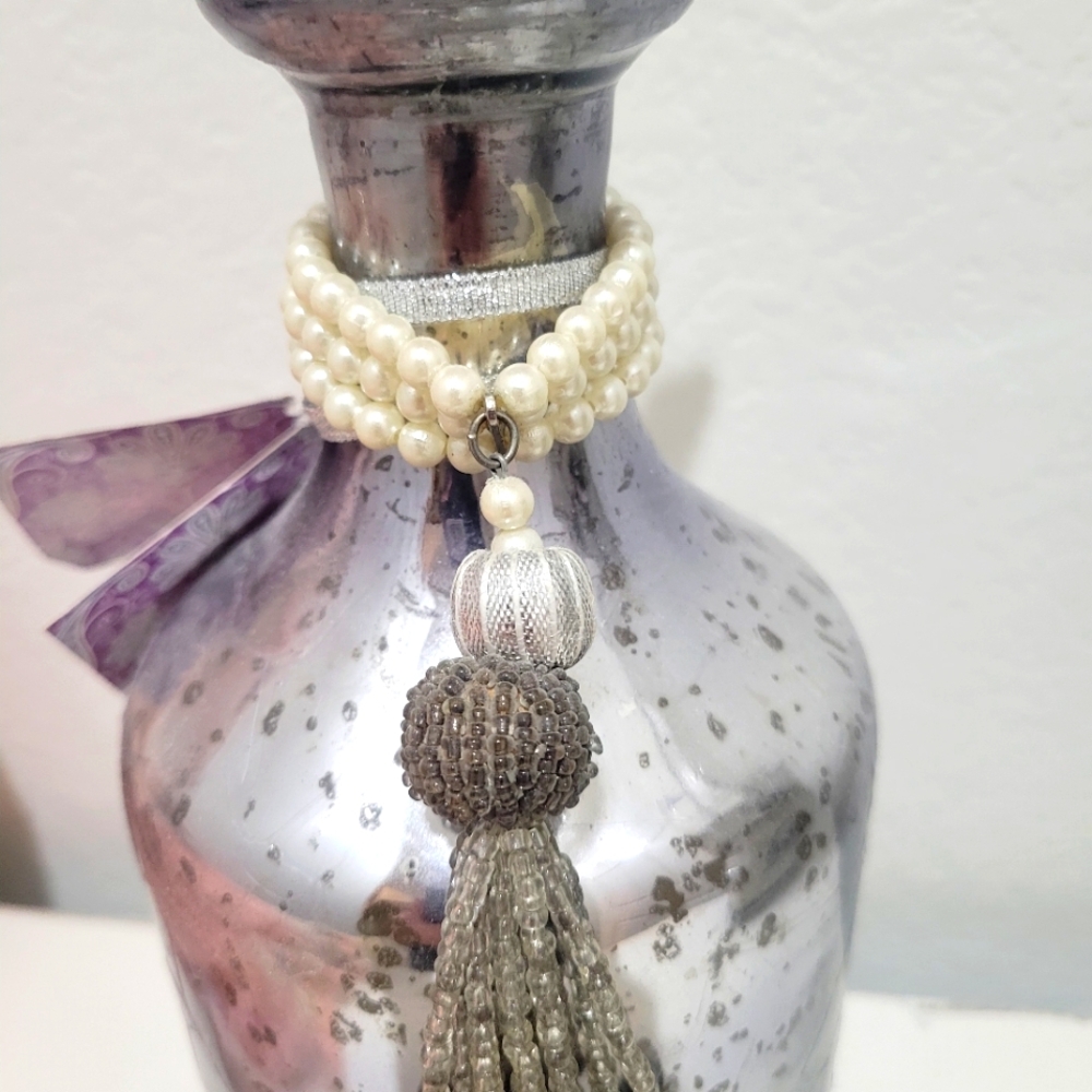 Metalic glass decoration